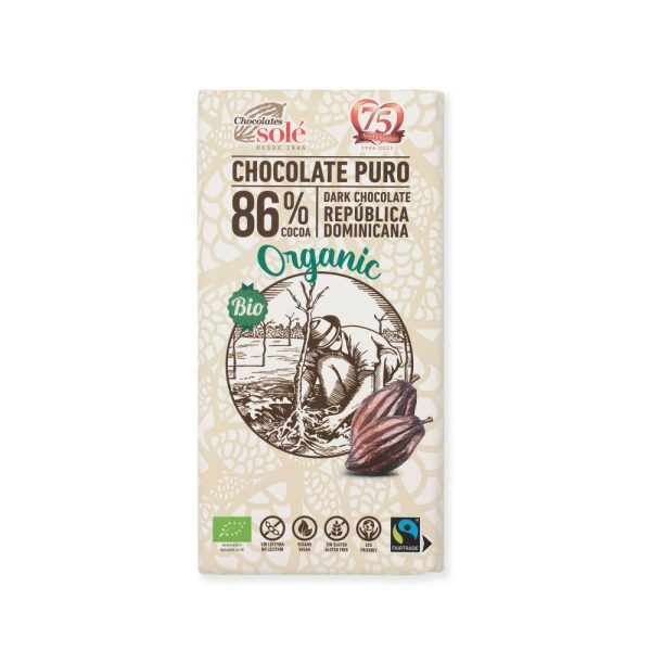 Sole Ciocolată 86% Cacao Bio