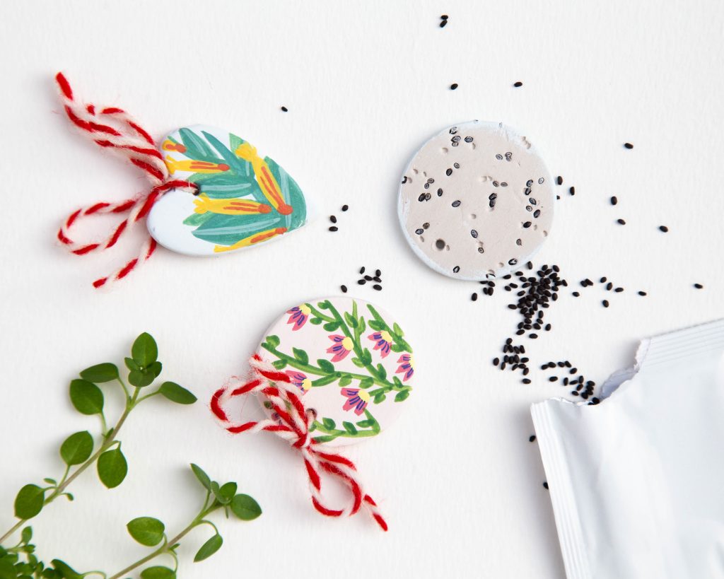 Mărțișor plantabil cu semințe